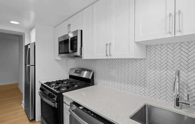 Kitchen with Stainless Steel Appliances