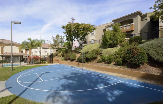 Basket Ball Court at Tuscany Ridge, Temecula, California