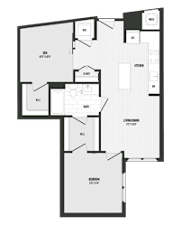 1 bed, 1 bath, 791 sqft, $2,145