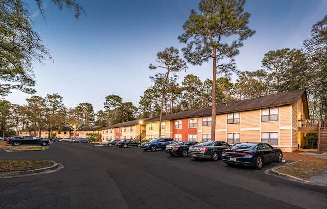 Parking lot at Northlake Apartments, Jacksonville FL