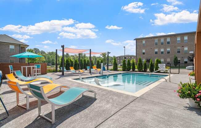 Outdoor Pool with Sundeck