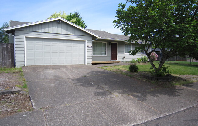 Single Level Three Bedroom in South Salem on Corner Lot