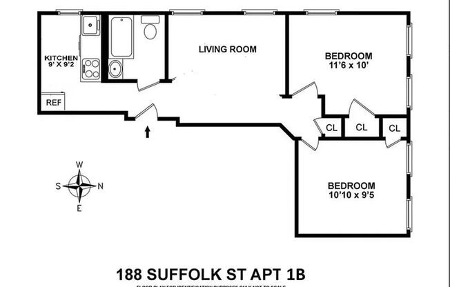 2 beds, 1 bath, $3,995, Unit 2