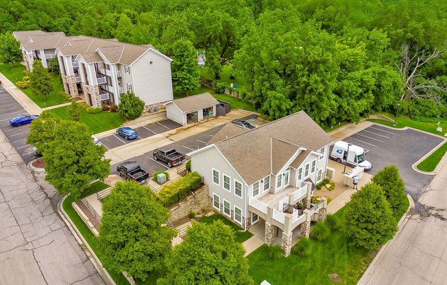 Aerial View of Leasing Office