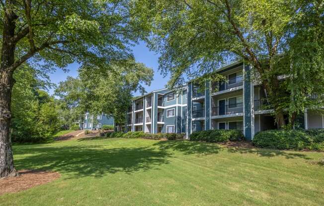 Vinings Apartments with In-Home Washer and Dryer - Wynnwood Vinings - Property Exterior with Private Balconies