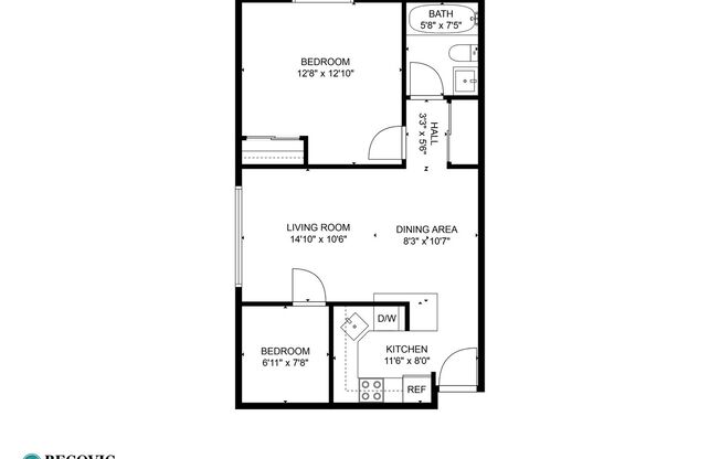 2 beds, 1 bath, 567 sqft, $2,200, Unit 504
