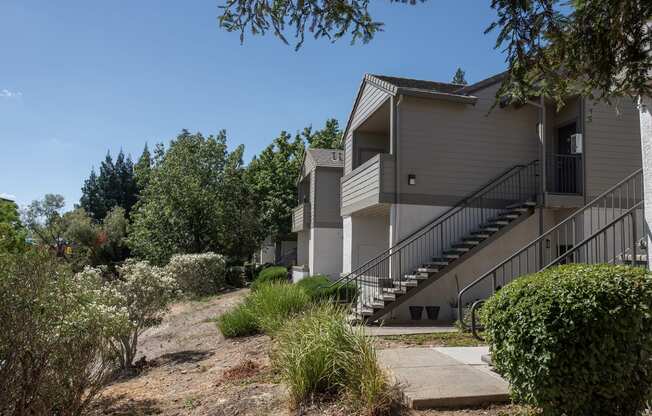 Sunset Summit building exterior stairwells