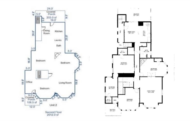 3 beds, 1 bath, 2,000 sqft, $4,250, Unit 2