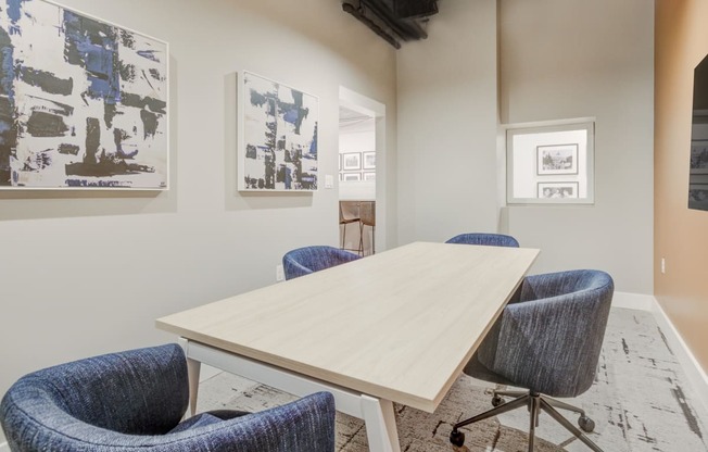 Resident Meeting Room.