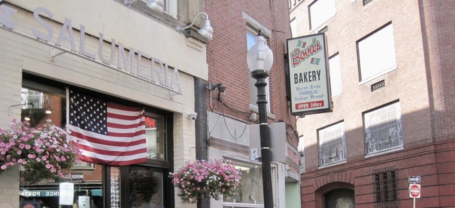 Bova's Bakery on Salem Street in the North End