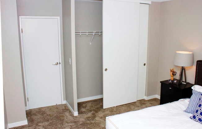 410 Apartments Model Bedroom Closet