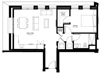 1 bed, 1 bath, 795 sqft, $2,250