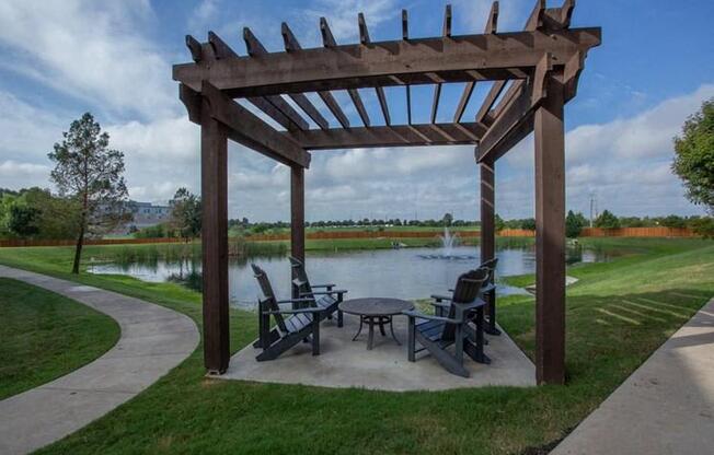 Sun Deck with Cabanas at Teravista, Round Rock, Texas