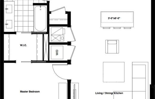 1 bed, 1 bath, 759 sqft, $2,609