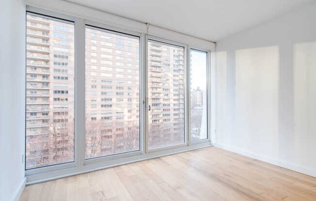 Bedroom with Floor-to-Ceiling Windows