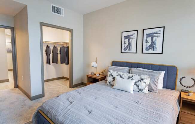 furnished bedroom at Bayswater Apartments, Burlingame, 94010