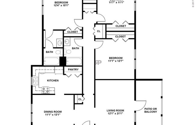 3 beds, 2 baths, 1,550 sqft, $1,340