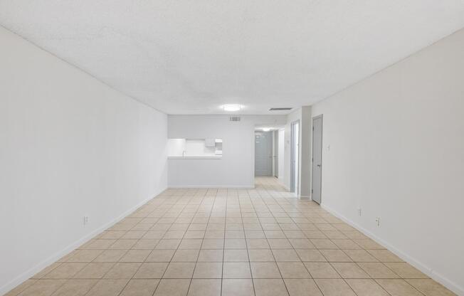 a building with a tiled floor