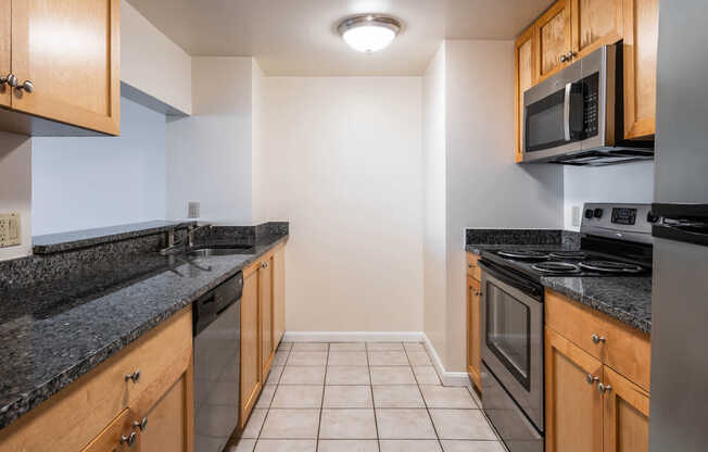 Kitchen with Stainless Steel Appliances