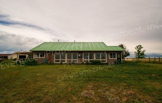 Gorgeous horse property in Carr Colorado