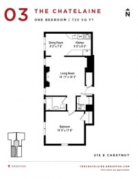 1 bed, 1 bath, $2,150