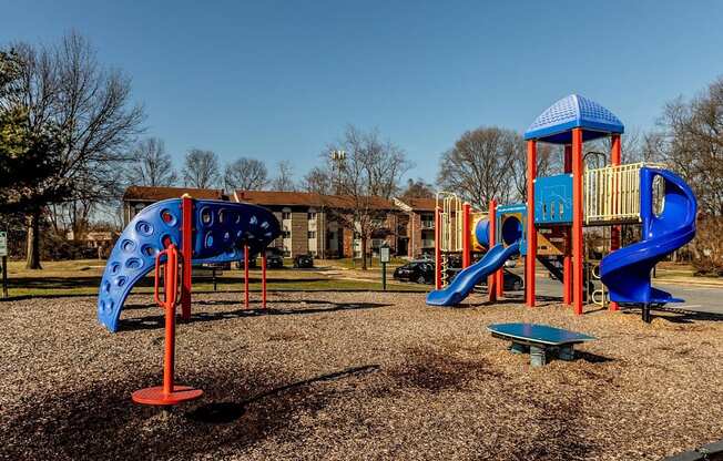 New large playground at Windsor House Apartments*, Baltimore, Maryland