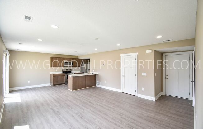 3 Bedroom Townhome with a 2-car garage