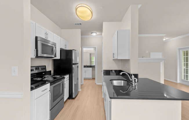 Kitchen with Stainless Steel Appliances