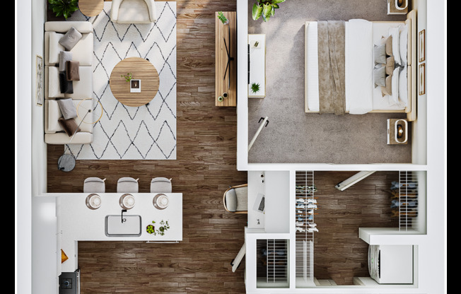 1 bed, 1 bath, 749 sqft, $1,920, Unit 303