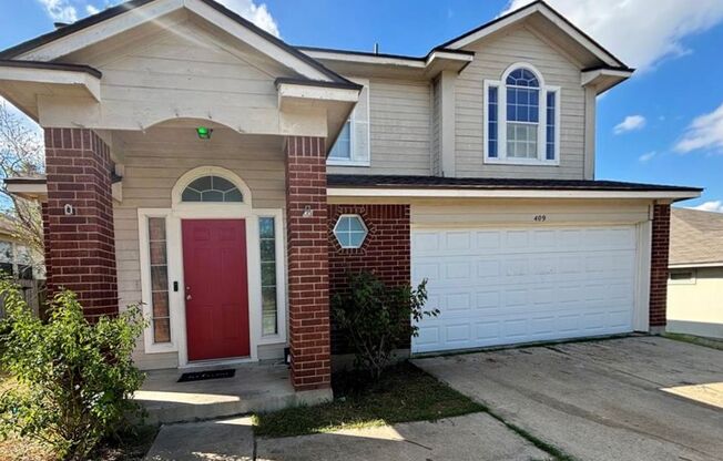 Large 3/2.5 with office in Hutto- Available for immediate move in