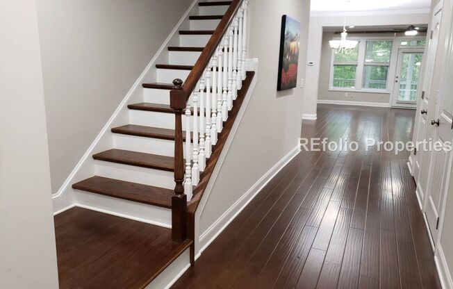 Gorgeous 3 Bedroom, 3.5 Bathroom, 1-Car Garage Townhome with Finished Basement in Harrison Bluffs, Cary. Available July 25!