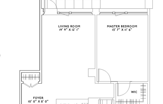 1 bed, 1 bath, 855 sqft, $7,995, Unit PH1B