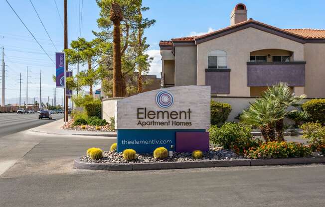 Entrance at Element Apartment Homes Las Vegas Nevada