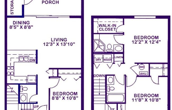 3 beds, 2.5 baths, 1,208 sqft, $1,600, Unit CW1101