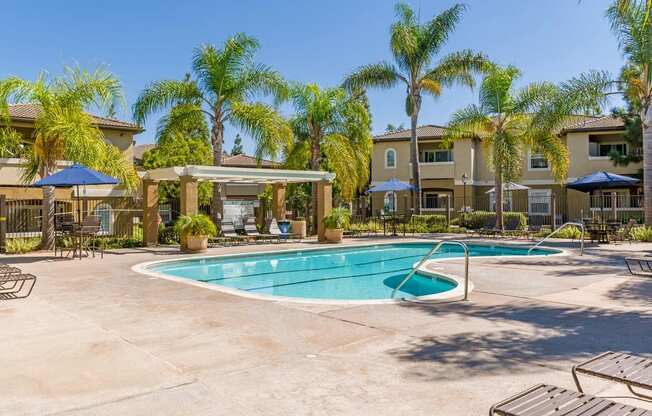 Pool View at The Landing, California