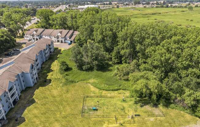 a view of the property from the top of the building