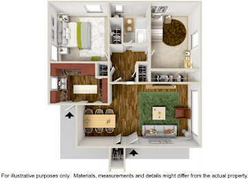 2 beds, 1 bath, 810 sqft, $2,196