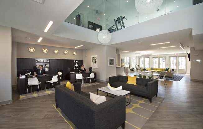 Leasing office and clubhouse