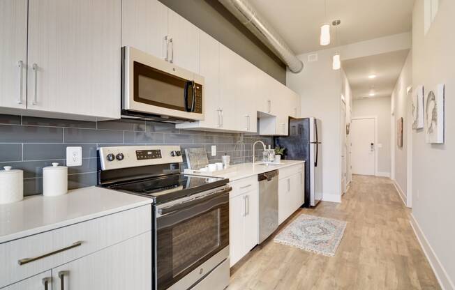 Model Kitchen at The Oxford Apartments, Oxon Hill Maryland
