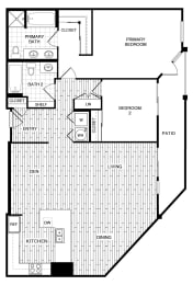 2 beds, 2 baths, 1,603 sqft, $5,250