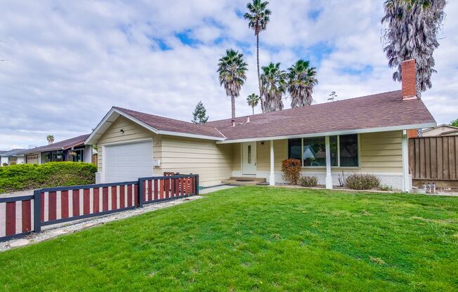 Nicely Refreshed Single Story 4 BR/2BA Great Location in Blossom Valley