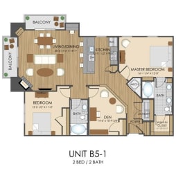 2 beds, 2 baths, 1,447 sqft, $2,950