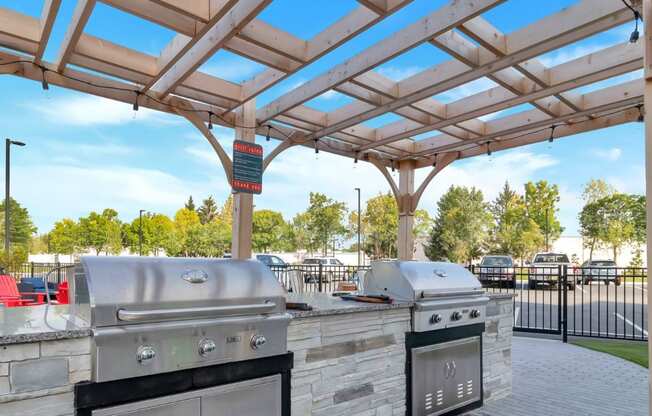 Community Grilling Station at Latitude at South Portland Apartment, Maine, 04106