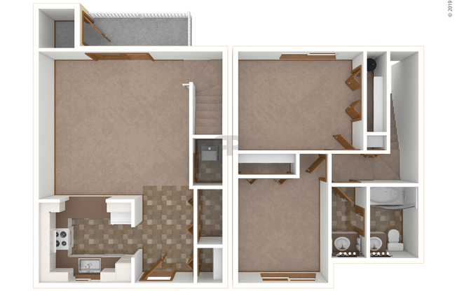 2 beds, 1 bath, 850 sqft, $1,321