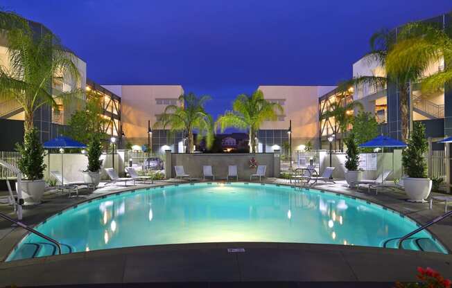 Pool at Night