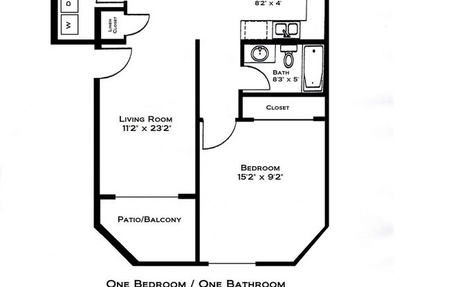 1 bed, 1 bath, 670 sqft, $1,175, Unit 128