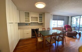 All Utilities Included in Furnished 2 Bed, 2 Bath, 1 Parking at Aloha Towers in Waikiki!!