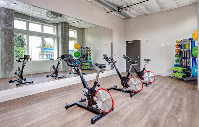 Peloton Bikes at Hazel Apartments, Edmonds, 98026