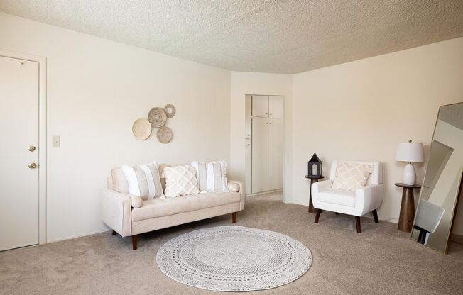 $600.00 off of first month's rent. Downstairs corner unit in quiet garden community
