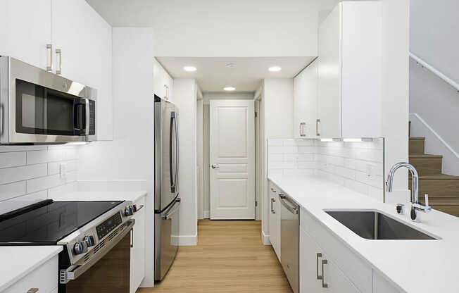 Kitchen with Stainless Steel Appliances